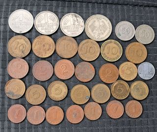Lote monedas alemanas 