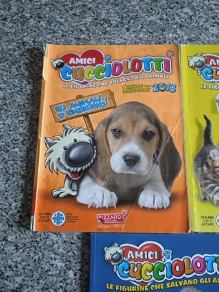 Lotto album figurine amici cucciolotti