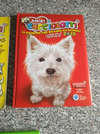 Lotto album figurine amici cucciolotti