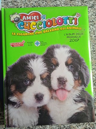 Lotto album figurine amici cucciolotti
