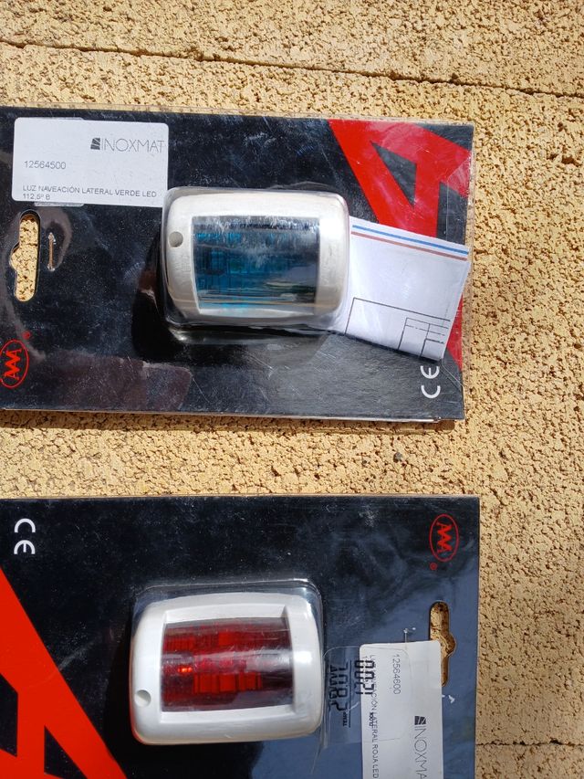 Luces barco babor y estribor