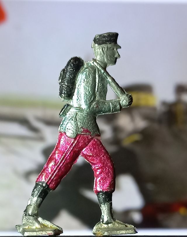 FUSILERO SOLDADO PLOMO Años 40 S XX