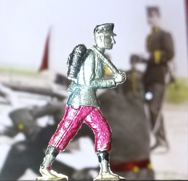 FUSILERO SOLDADO PLOMO AÑOS 40 S XX