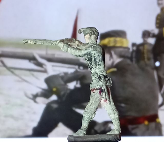 FUSILERO SOLDADO PLOMO Años 40 S XX