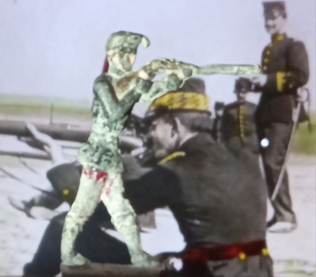 FUSILERO SOLDADO PLOMO Años 40 S XX