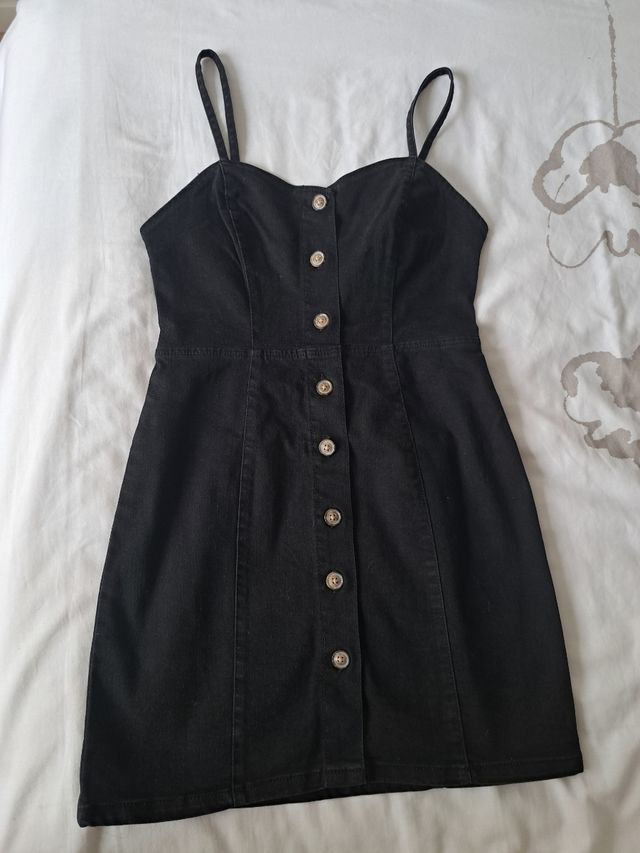 Vestido vaquero negro