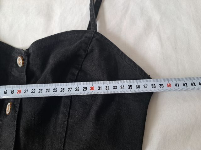 Vestido vaquero negro