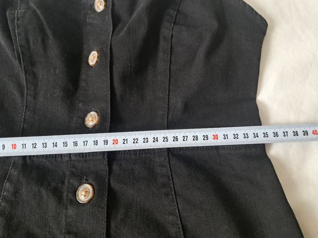 Vestido vaquero negro