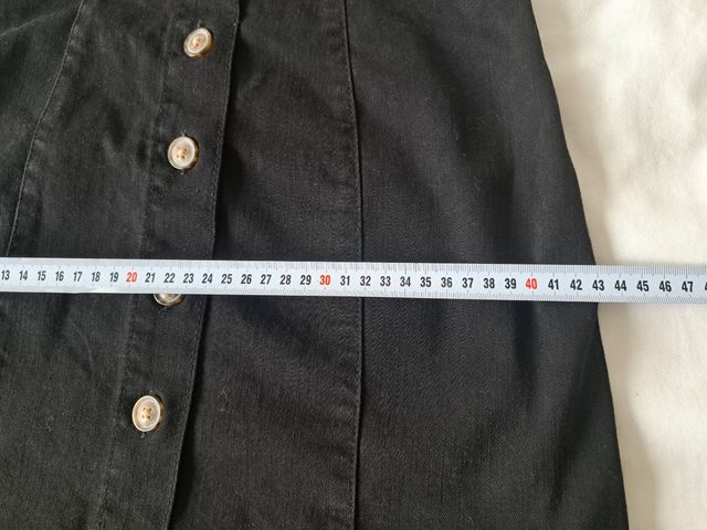 Vestido vaquero negro