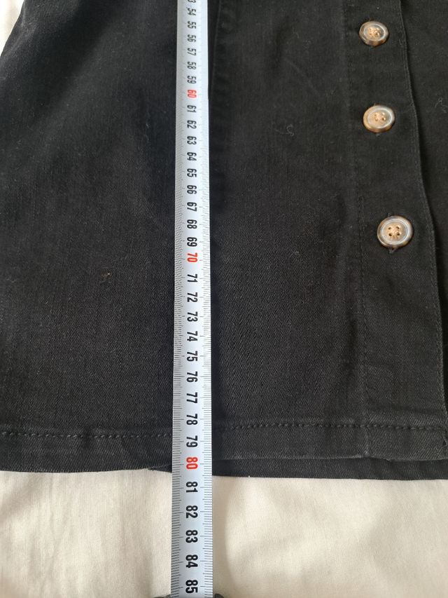 Vestido vaquero negro