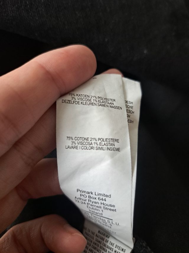 Vestido vaquero negro