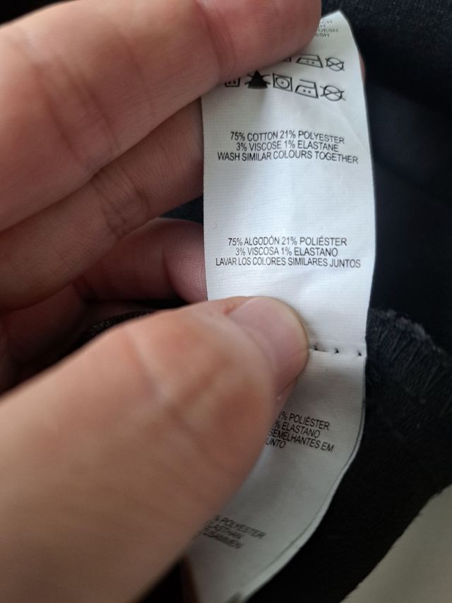 Vestido vaquero negro