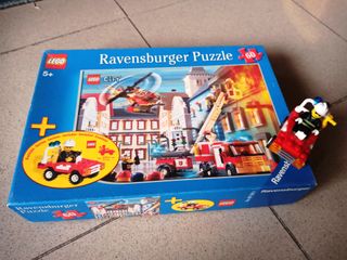 Puzzle Ravensburger Pompieri con Lego