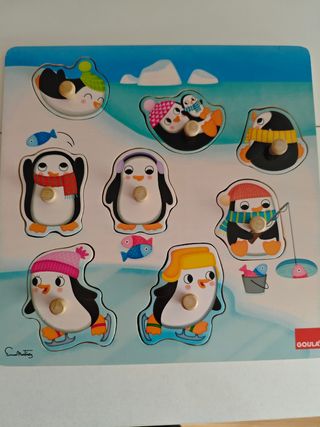 Puzzle Goula encajable pingüinos