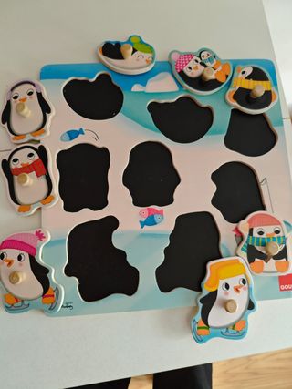 Puzzle Goula encajable pingüinos