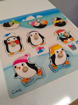 Puzzle Goula encajable pingüinos