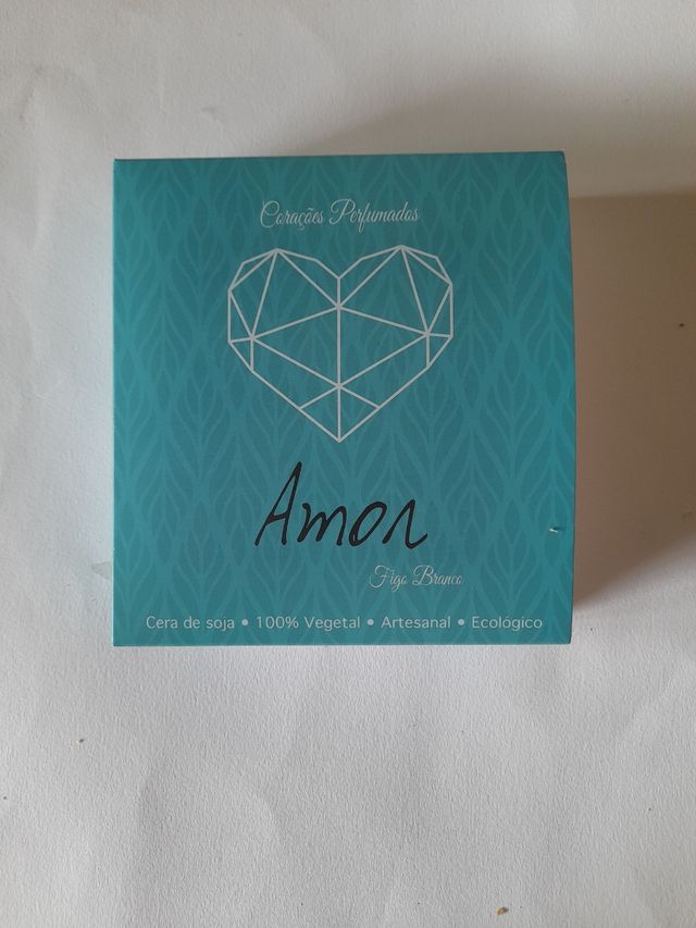 Corações de soja perfumados