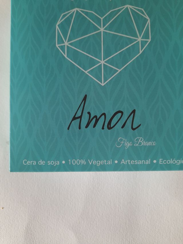 Corações de soja perfumados