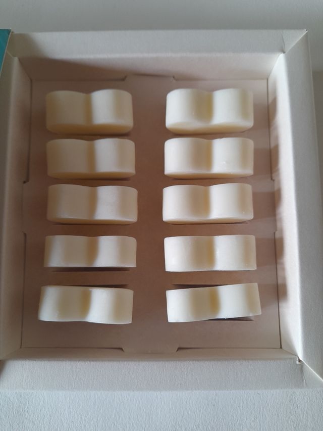 Corações de soja perfumados