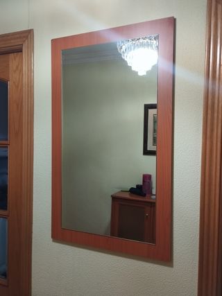 Mueble zapatero recibidor con espejo