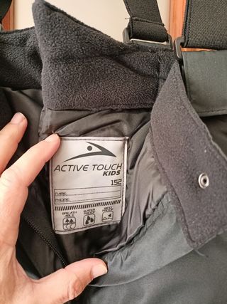 Pantalón esquí niño/a 152 cm con polaina