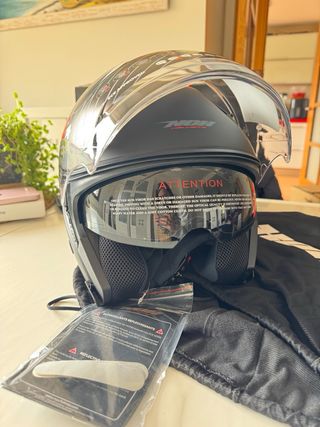Casco nox jet noir mat 128