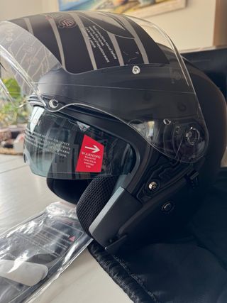 Casco nox jet noir mat 128