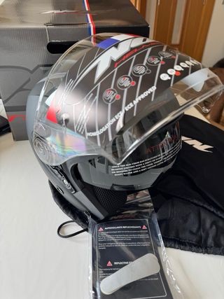 Casco nox jet noir mat 128