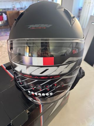 Casco nox jet noir mat 128