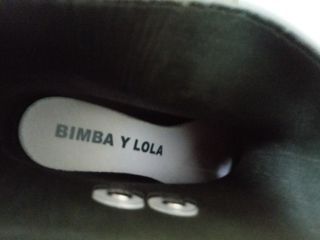 BOTAS KATIUSKAS BIMBA Y LOLA TALLA M VERDE OSCURO