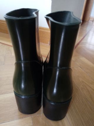 BOTAS KATIUSKAS BIMBA Y LOLA TALLA M VERDE OSCURO