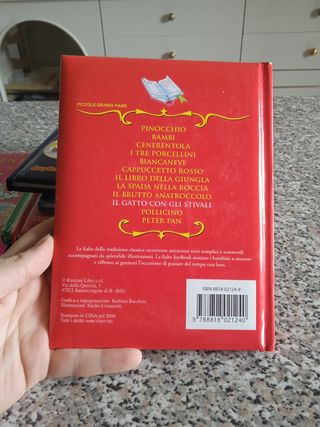 Cenerentola set 7 fiabe libri di favole classiche