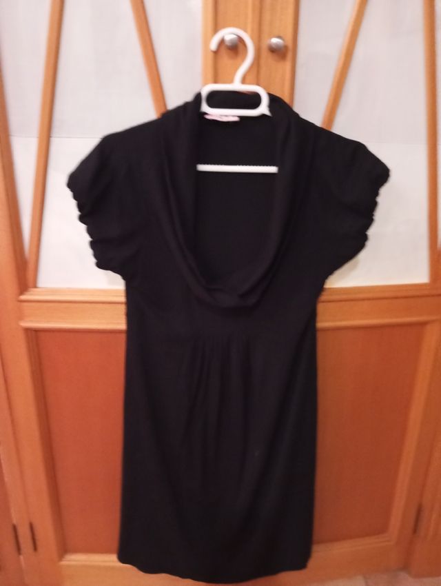 Vestido negro, talla M,marca Pepaloves