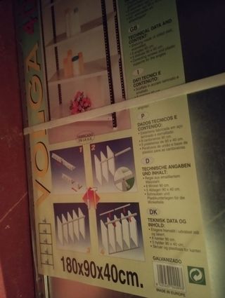 Estantería acero