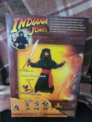 Indiana Jones Cairo Swordman 30 cm Vintage Figura.