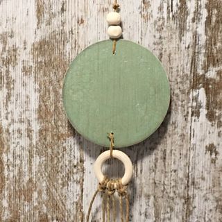 Decoración Navidad con piñas para pared o puerta