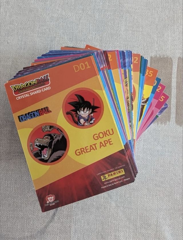 Cartas dragon ball universal collection