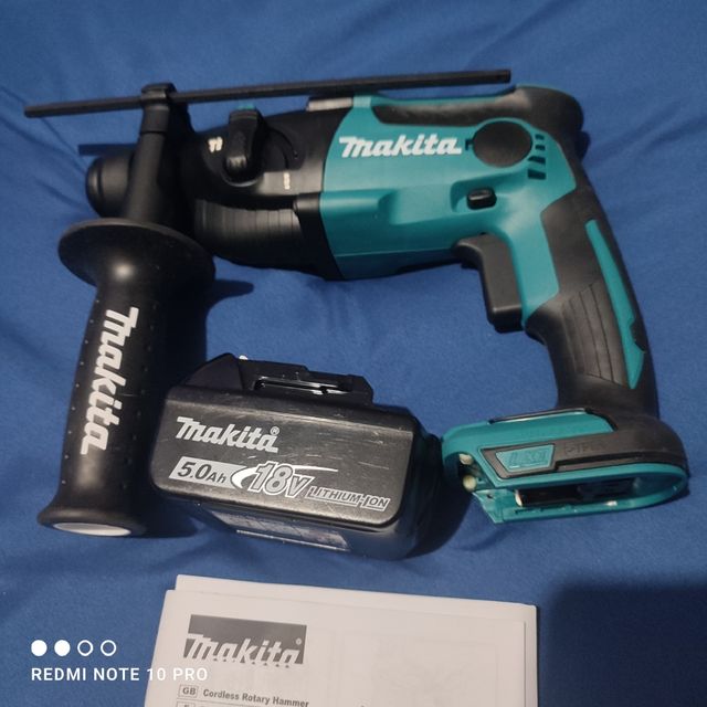 Taladro percutor makita + batería de 5ah
