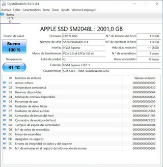 2TB SSD Apple Samsung original NVMe para Mac
