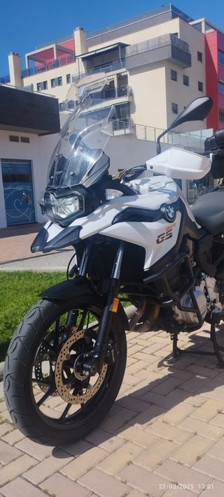Bmw f 750 Gs blanca