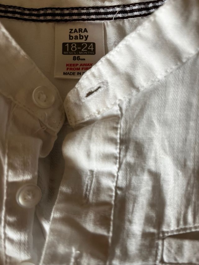 Camisa niño Zara unisex