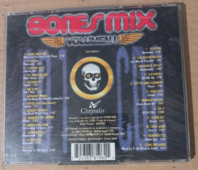 BONES MIX CD
