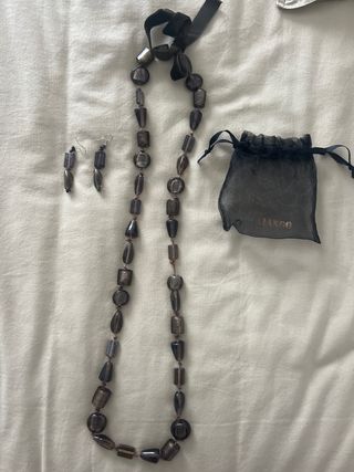 Pendientes y Colgante de Mango