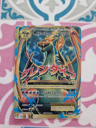 MEGA CHARIZARD EX CARTA POKEMON