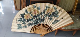 Antiguo abanico gigante japones