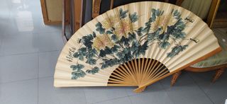 Antiguo abanico gigante japones