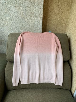 Jersey bicolor rosa de El Corte Inglés