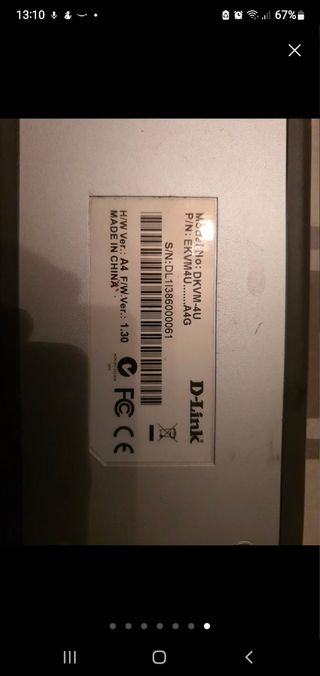 DKVM-4U 4 Equipos
