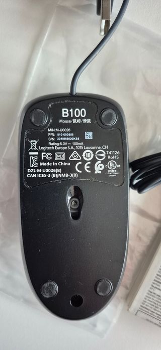 Mouse cablato B100 Logitech