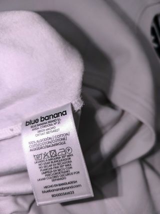 Sweatshirt crew neck moletom Blue Banana